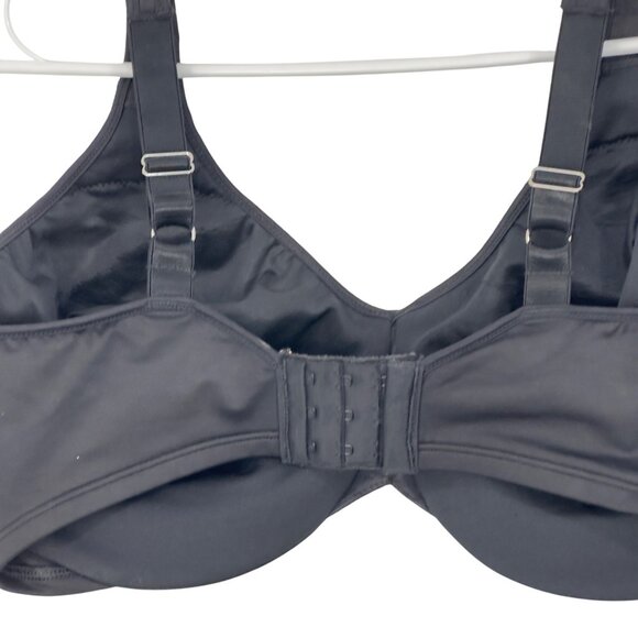 Bali Black Women SZ 36DDD Full Coverage Underwire Minimizer Bra - Picture 5 of 7